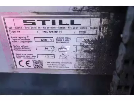 Stacker pedestre 2020  Still exv12 stapelaar elektrische bj 2020 (11)