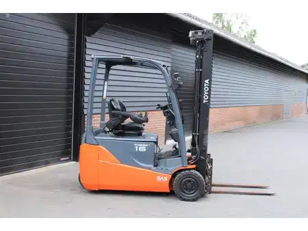 Eléctrico - 3 rodas 2017  Toyota 8FBET16T heftruck elektrische triplex 6962 uur sideshift (1)