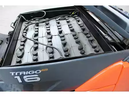 Eléctrico - 3 rodas 2017  Toyota 8FBET16T heftruck elektrische triplex 6962 uur sideshift (13)