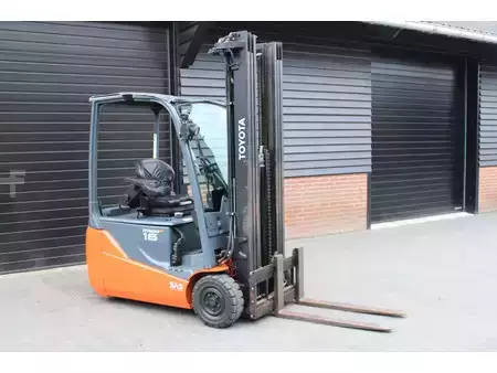 Eléctrico - 3 rodas 2017  Toyota 8FBET16T heftruck elektrische triplex 6962 uur sideshift (6)