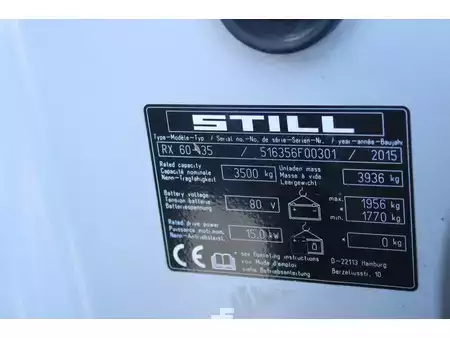 Eléctrico - 4 rodas 2014  Still RX60 35 heftruck elektrische triplex lepelverstelling sideshift (21)