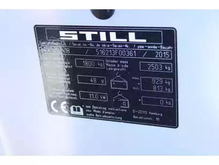 Sähkö - 4 pyör 2015  Still RX20 18 heftruck elektrische triplex sideshift (18)