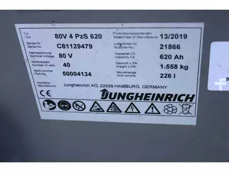Chariots électriques à 4 roues 2017  Jungheinrich EFG425ks heftruck elektrische triplex lepelversteling sideshift (16)