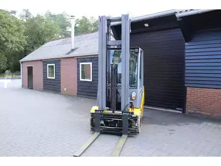 Chariots électriques à 4 roues 2017  Jungheinrich EFG425ks heftruck elektrische triplex lepelversteling sideshift (4)