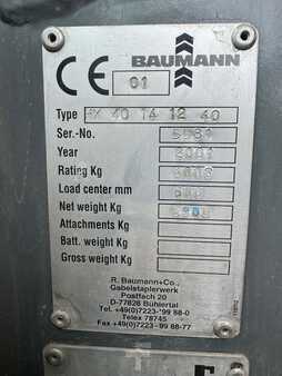 Carrelli elevatori laterali 2001  Baumann HX 40-14-12 Diesel ONLY 1400 HRS. (15)