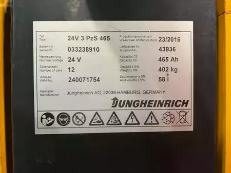 Wózek wysokiego podnoszenia 2010  Jungheinrich ESC 216z (6)