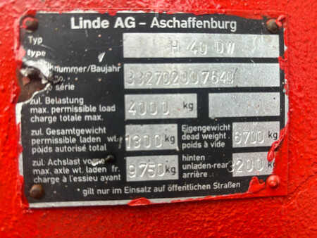 Diesel Forklifts - Linde H40D Heftruck Diesel (9)
