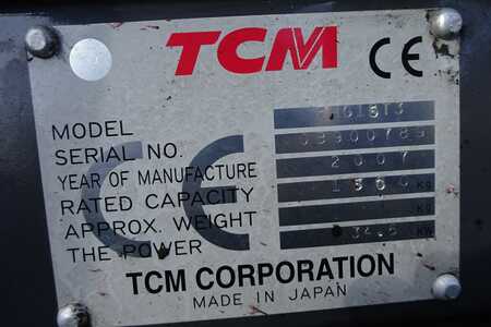 Treibgasstapler 2007  TCM FHG 15 T3 (12)
