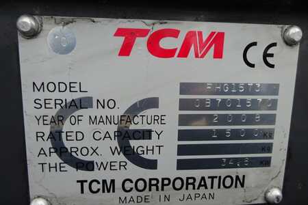 Chariot élévateur gaz 2008  TCM FHG 15 T3 LPG (12)