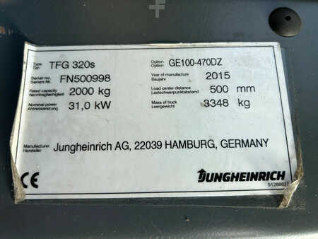 Gázüzemű targoncák 2015  Jungheinrich Heftruck TFG320s (11)