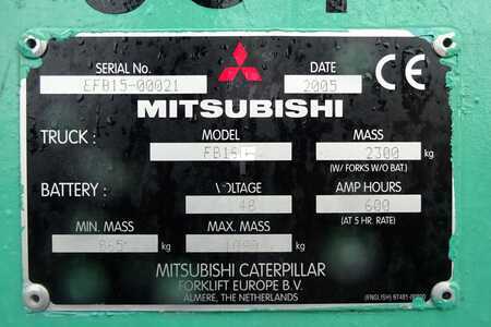 Elektromos 4 kerekű 2005  Mitsubishi FB16N (12) 
