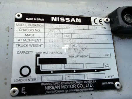 LPG VZV 2013  Nissan Heftruck U1D2A18LQ (12)
