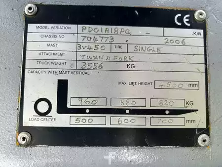 Gas truck 2006  Nissan 1.8 Heftruck (11)