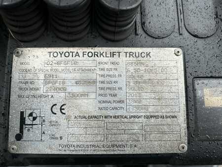Treibgasstapler 2013  Toyota 02-8FGF18 (10)