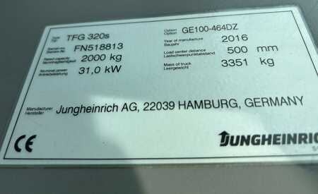 Carrello elevatore a gas 2016  Jungheinrich TFG320s (11) 