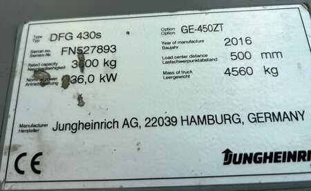 Empilhador diesel 2016  Jungheinrich DFG430s (10) 
