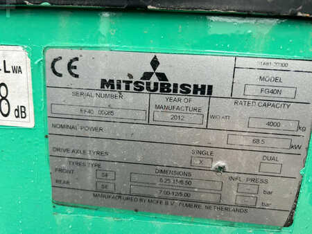 Treibgasstapler 2012  Mitsubishi Heftruck FG40N (7)
