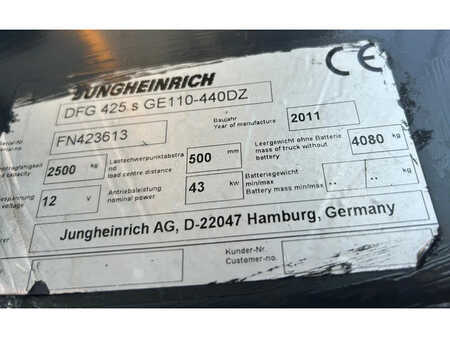 Dieselstapler 2011  Jungheinrich DFG 425s Heftruck (9)