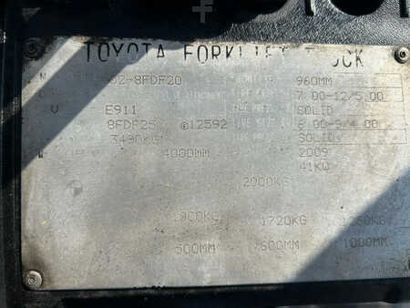 Dieselstapler 2009  Toyota 8FDF20 Heftruck (8)