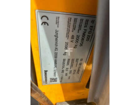 El truck - 4 hjulet 2019  Jungheinrich EFG220 Heftruck (10)