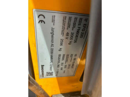 El truck - 4 hjulet 2019  Jungheinrich EFG220 Heftruck (8)