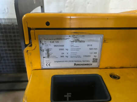 Lavtløftende truck 2018  Jungheinrich EJE 120 Pallettruck (2)