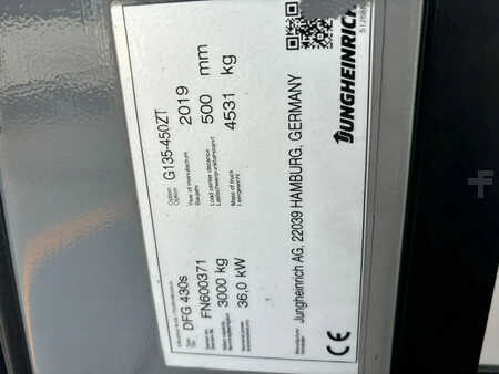 Empilhador diesel 2019  Jungheinrich Heftruck Diesel DFG 430s (11)