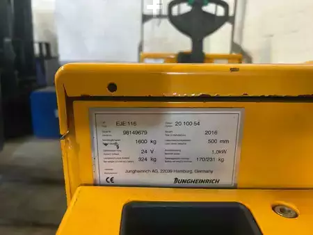 Lavansiirtovaunu 2018  Jungheinrich EJE 116 Pallettruck (2)