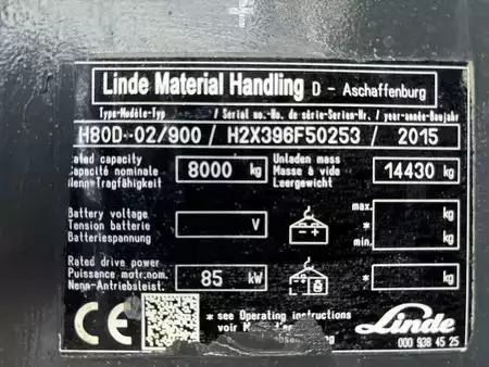 Diesel heftrucks 2015  Linde H80D-02/900 Heftruck Diesel (8)