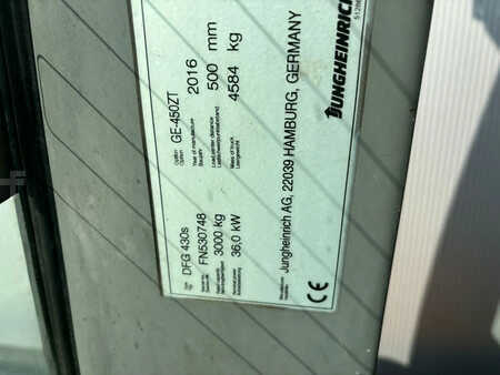 Diesel gaffeltruck 2016  Jungheinrich DFG430s Heftruck Diesel (7)