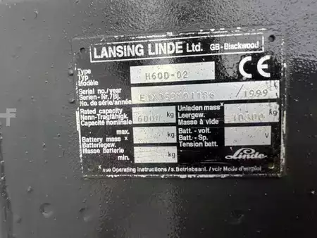 Empilhador diesel 1999  Linde H60 Heftruck Diesel (10)