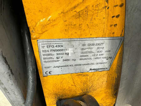 Elektromos 4 kerekű 2018  Jungheinrich EFG430k Heftruck (8)