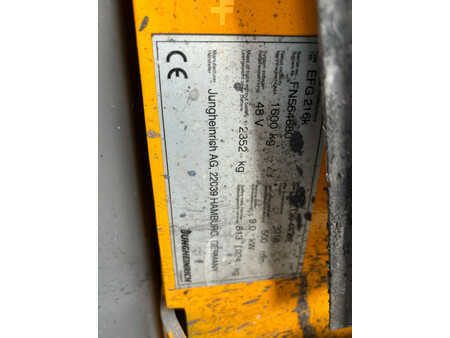 Chariots électriques à 4 roues 2018  Jungheinrich EFG216k Heftruck (8)