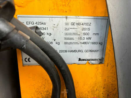 Carrelli elettrici 4 ruote - Jungheinrich EFG425ks Heftruck (7)