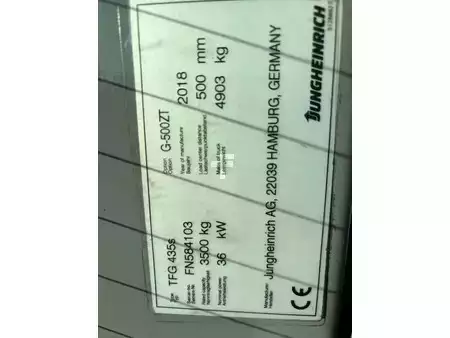 Carretilla elevadora GLP 2018  Jungheinrich TFG 435s Heftruck (9)