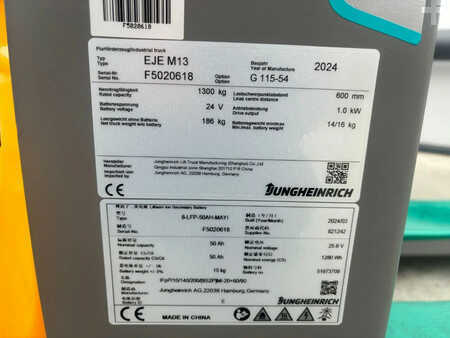 Ruční paletový vozík 2024  Jungheinrich Palletwagen EJE M13 (NEW!!!) (8)