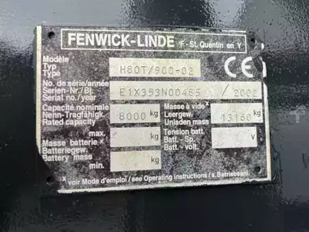 Carrelli elevatori GPL 2002  Linde H80 Heftruck LPG (4)