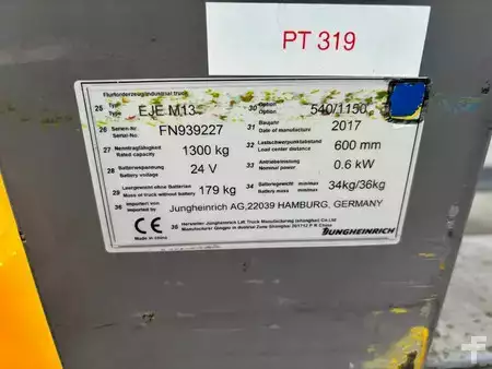 Pallyftare 2017  Jungheinrich Palletwagen EJE M13 (5)