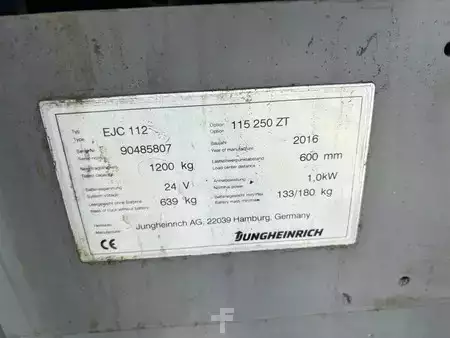 Stapelaars 2016  Jungheinrich Stapelaar EJC 112 (4)