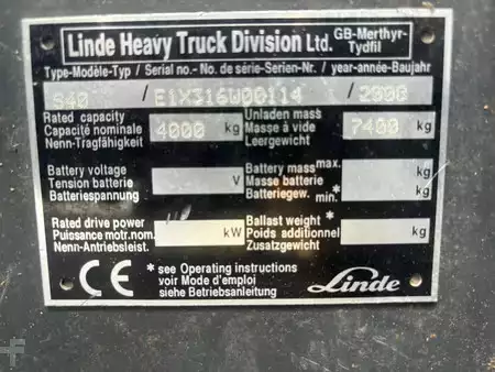 Carretilla de carga lateral 2008  Linde S40 Sideloader Diesel (7)