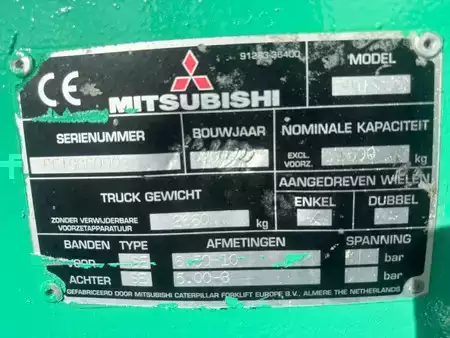 Diesel gaffeltruck - Mitsubishi FD15 Heftruck Diesel (11)
