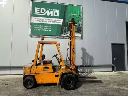 Komatsu FD 20 T 10 diesel forklift specs & dimensions (1987 - 1992