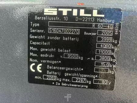 Elektryczne 4-kołowe 2005  Still RX60-40 Heftruck (12)