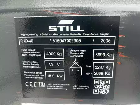 Carrelli elettrici 4 ruote 2005  Still RX60-40 Heftruck (12)