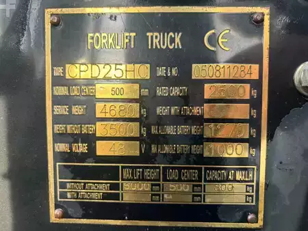 Chariots électriques à 4 roues 2005  HC (Hangcha) Heftruck 2,5 Ton (10)
