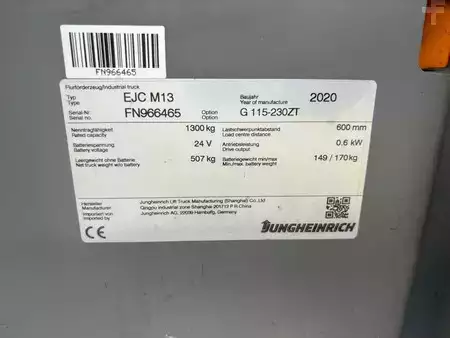 Handhubwagen 2020  Jungheinrich EJC M13 Stapelaar (6)