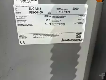 Handhubwagen 2020  Jungheinrich EJC M13 Stapelaar (5)