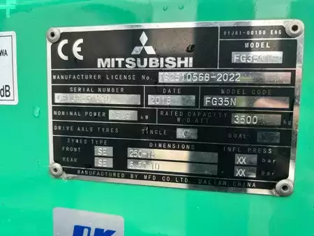 Carrelli elevatori GPL 2018  Mitsubishi FG35NT Heftruck (4)