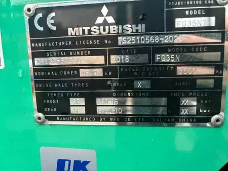 Carrelli elevatori GPL 2018  Mitsubishi FG35NT Heftruck (8)
