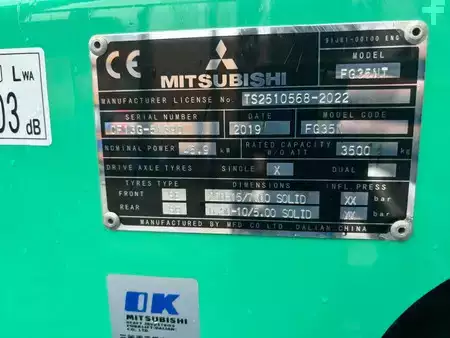 Carrelli elevatori GPL 2019  Mitsubishi FG35NT Heftruck (9)
